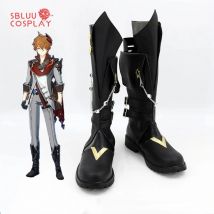 Genshin Impact Tartaglia Cosplay Schuhe Halloween Party Fancy Stiefel Nach Maß