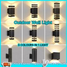Waterproof LED Wall Lights  Replaceable Light Bulb E27 Wall Lamp for Modern Home Outdoor Interior Stairs Lighting Decoration