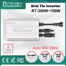 Solar-Netzwechselrichter MPPT 300W 350W 500W 600W 700W PV-Modulares Smart-Mikrowechselrichtersystem DC auf AC-Ausgang 120V/230V-Leistung Wohnkommerziell