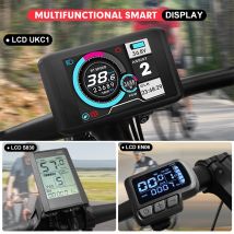 Ebike Display LCD UKC1 S866 Farbdisplay 24V/36V/48V/60V/72V Wasserdicht/SM Stecker für Elektrofahrrad Umbausatz