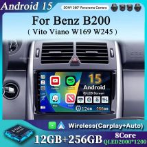 Android 15 Auto Radio Multimedia Video Navigation Für Benz B200 Vito Viano W169 W245 2004-2014 Stereo Kopf einheit Lautsprecher Carplay