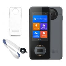 Dispositivo traduttore Wooask W10, 144 lingue, traduttore vocale istantaneo bidirezionale con 16 confezioni offline, per viaggi d'affari