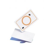 5YOA Dual Chip RFID Keyfob Rewritable IC UID Composite Key Cards 125KHZ T5577 EM4305+ 13.56MHZ 134KHZ Frequency Changeable