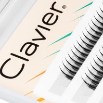 Clavier Vintage Ashape Ciglia Trucco Ciglia individuali Cluster Spikes Lash Ciglia comiche naturali in seta sintetica di alta qualità