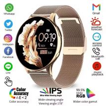 Smartwatch Damski Watch 6 Monitorowanie Zdrowia Wodoodporny Asystent Głosowy Połączenia Bluetooth Smart Watch 2025 Nowy Zegarek Sportowy