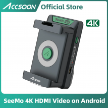 ACCSOON SeeMo 4k Android 4K 2160P 1080P HDMI Scheda di acquisizione video tipo C NP-F Batteria per YouTube Facebook Twitch streaming live