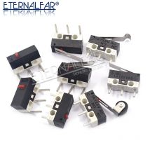 Mikro-Endschalter, Momentan-Drucktastenschalter, 1 A, 125 V AC, Mausschalter, 3 Pins, langer Griff, Rollenhebelarm, SPDT, 12 x 6 x 6 mm