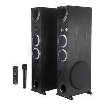 10 Inch Active Sound Box 200W Bluetooth Speakers 3-Way Audio USB SD FM AUX with Remote Control For HiFi Home Theater DJ Studios