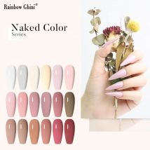 RG Nagel-Gel-Nagellack, Nagelzubehör, Hybrid, semi-permanent, Nagelkunst, Maniküre, LED, UV-Gel-Nagellacke, Decklack, Nagellack, Maniküre 2024
