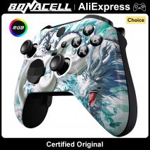 Wifi Controller For XBOX One/S/X/Series S/X/PC Wireless Controllers W/ RGB Dual Vibration Gamepads Hall Effect 6-Axis Gyro FUNCS