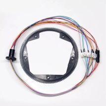 18-Kanal-Kabel-Schleifring mit 360-Grad-unendlicher Rotation, elektrischer Schleifring für Lenkgetriebe, passend für Henglong 1/16 RC Panzer DIY Zubehör