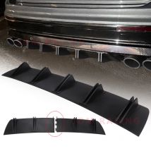 Uniwersalny tylny zderzak samochodowy ABS Podwójne skrzydło Tylny zderzak Shark Chassis Fin Style