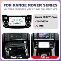 Il più nuovo pannello AC per auto schermo LCD per Jaguar XE XEL F-PACE 2015-2020 pannello touch di controllo del clima del condizionatore d'aria