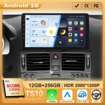Car Radio For Mercedes-Benz C-Class W204 S204 2007-2010 Android Auto Player Wireles Carplay 8core Autoradio Multimedia Stereo