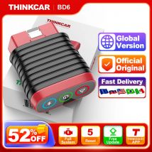 THINKCAR BD6 Skaner OBD2 Pełna diagnostyka systemu OLEJ IMMO ETS PUSTKA Resetowanie hamulca Dożywotnia bezpłatność Wszystkie samochody samochodowe za pośrednictwem aplikacji THINKDIAG