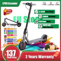 Scooter elettrico LP80 350W con doppio freno Pneumatico antiscivolo da 8,5" Portata massima 25KM Smart App Scooter elettrico 31KM/H 36V10.5A Batteria