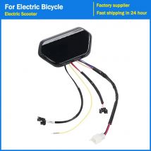 LCD Display Meter Control Panel Electric Bike 48V 60V 72V Odometer Speedmeter Screen for Electric Scooter Dashboard Replace Part