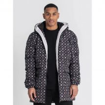 GIANNI KAVANAGH ,Abrigo Acolchado Negro Logomania GKM007000.