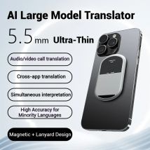 MOGCO T5 AI Translator: 144 Languages, 0.5s Speed, 98% Accuracy, 16 Offline, Photo/Video Translate, 60-Day Battery, Free