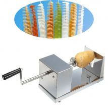 Affettatrice da cucina Affettatrice per patate SS Taglierina a spirale per patate Taglierina per trucioli durevole per frutta, patate, patatine di Tornado
