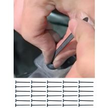 100/200pcs Nylon Heavy Duty Zip Ties Self-Locking Universal Cable Tie Buckle Fastening Strap for Indoor Outdoor