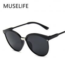 MUSELIFE Katze Auge Marke Designer Sonnenbrille Frauen Luxus Kunststoff Sonnenbrille Klassische Retro Outdoor Brillen Oculos De Sol Gafas