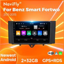 Navifly 2din android Autoradio Stereoanlage für Mercedes Benz Smart Fortwo 2017-2018 Multimedia Video Player Carplay Autoradio GPS BT