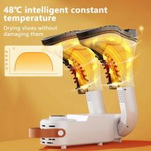 High power Faster Shoe Dryer with Adjustable Timer Quick Drying Deodorizing Sterilizing Shoe Warmer Heater for Home and Travel