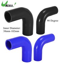 UXCELL 90 Grad 38 mm-102 mm Innendurchmesser. Winkelschlauch Silikonschlauch Schlauchverbinder Ladeluftkühlerrohr für Air Turbo Ansaugrohr