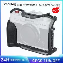 SmallRig Cage for FUJIFILM X-T30 / X-T30 II /X-T30 III, w Shutter Button Cap & Arca-Swiss Quick Release Plate for DJI Stabilizer