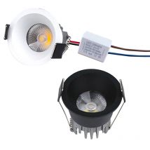 110V 220V LED Mini Decke COB Spot Licht Lampe Dimmbar 3W Mini LED Downlight Weiß, Schwarz, Led Decke Einbauleuchte