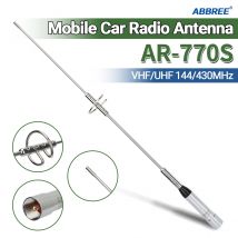 ABBREE AR-770S Mobile Autoantenne VHF UHF Dual Band High Gain Für TYT Baojie BJ-218 AR-2520 AR-M70 Amateur Auto Mobile Radio