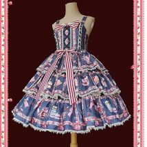 Strawberry Tea Party ~ Sweet Layered Lolita JSK Dress by Infanta