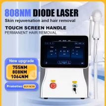 Epilatore laser a diodi di titanio da 4000 W Depilazione permanente Laser professionale 3 lunghezze d'onda 755 808 1064nm Depilazione indolore