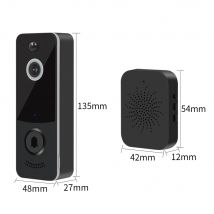 TTLOCK Drahtlose Video-Türklingel, 1080P HD, Außenmonitor, Bewegungserkennung, Nachtsicht, wasserdicht, mit 2,4 GHz WiFi-Gegensprechanlage