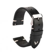 Vintage Genuine Brown Handmade Leather Watch Strap 18mm 19mm 20mm 22mm Watch Band Crack Pattern Wristband Belt Quick Release Bar