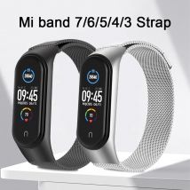 Riemen für mi Band 5 6 7 Armband mi Band 6 7 Edelstahl metel magnetisch miband7 band6 correa für xiaomi mi Band 7 3 5 6 4