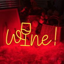Wein Neon Zeichen Kunst Wandbehang Garten Hochzeit Zimmer Dekor LED Neon Lichter Lampen Hause Schlafzimmer Shop Bar Dekoration Licht Zeichen