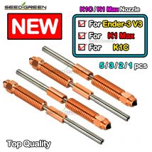 Für Creality K1C Düse All-in-One gehärteter Stahl Titan High Flow verbesserte K1C K1 Max Düse 0,2/0,4/0,6/0,8 mm für Ender3 V3