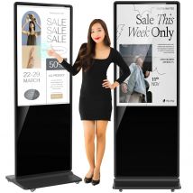 Segnaletica digitale per interni da 49 pollici Touchscreen IPS Quioschi digitali standard da pavimento Dischi interattivi con WiFi HDMI/USB