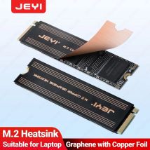 JEYI Graphene M.2 SSD-Kühlkörper, zweilagiger Grafeen- und Kupferfolien-Design-Kühler für Laptop-PC NVMe NGFF 2280-Laufwerk
