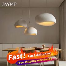 Nordic Wabi Sabi Żyrandol Sufitowy Nowoczesny E27 LED Stół Jadalniany Lampy Wiszące Do Salonu Sypialni Loft Dekor Lampa Wisząca