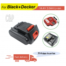 C&P Per Black & Decker 14.4V Batteria Spille 2.0AH Li-Ion Sostituire Strumenti Fit Modello ASL146 ASL146BT12A ASL146K ASL146KB ASL148
