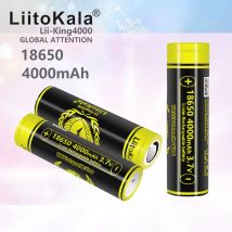 1-20 stücke liitokala Lii-King4000 höchste Kapazität 4000 3,6 mah Batterie original V wiederauf ladbare Batterien für Flashligh