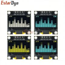 Moduł wyświetlacza OLED 0,96 cala I2C IIC Serial White Screen 128x64 SSD1306 Kompatybilny z Arduino ESP32 STM32
