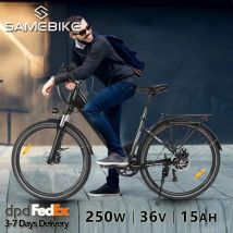 Samebike RS-A01 Pro Bici elettrica per adulti 26" City ebike con batteria rimovibile 36V 15Ah