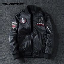 7XL Oversized Men's Jackets Double Sided Wear Outerwear Embroidery Streetwear Baseball Jacket Men Clothing Baseball Jacket A2FB5
