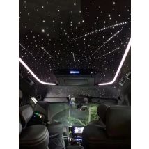 Car Starry Sky Ceiling Fiber Optic Modified Ceiling App Bluetooth Control Starry Sky Branch Light Source Machine White Light Starry Sky Lamp
