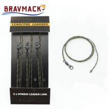 3 teile/satz Karpfen Angeln Zubehör Bereit Leadcore Wirbel Schnell Ändern 12 Strang Braid Hooklink