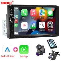 Autoradio 1 Din 7 "Carplay Android Auto Universal Multimedia Autoradio Player HD Touch Screen FM AUX Input Bluetooth MirrorLink